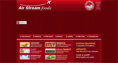 Desktop Screenshot of airstreamfoods.com